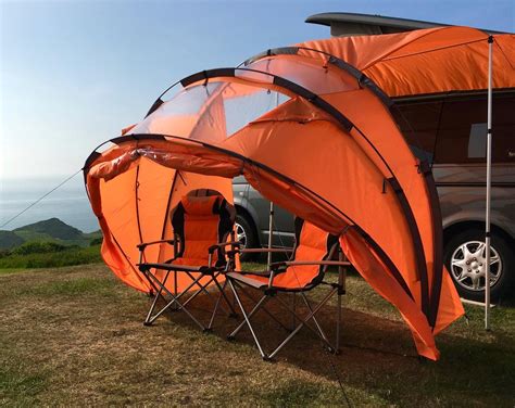 Retractable Awning Tent Adds Extra Roof And Views To Your Camper Van