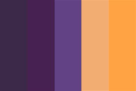 Purple Orange Color Palette