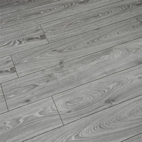 Timeless Grey Oak 12mm Laminate Flooring Floor Depot