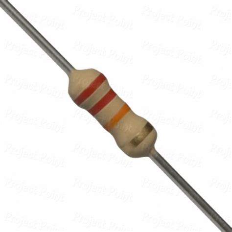 22k Ohm 025w Carbon Film Resistor 5 Philips Vishay Cfr 025 Watts