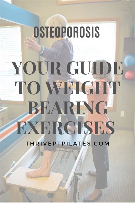 Osteoporosis Guide To Weight Bearing Exercises Weight Bearing