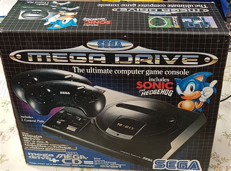 Sega Mega Drive And Mega Cd Console Package Vgc Hardly Used Retro