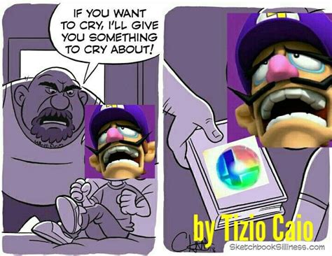 Waluigi And Super Smash Bros Meme By Me Mario Memes Smash Bros Memes