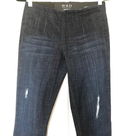 Sold Design Lab Jeans Sold Design Lab Skins Jeans Distressed Denim