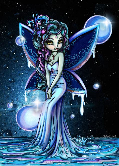 Water Fairy Colored By Jadedragonne On Deviantart