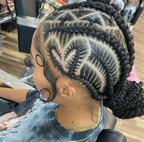 Pin By Alysha🦋 On Hairrr In 2021 Hair Braid Heart Braided Cornrow