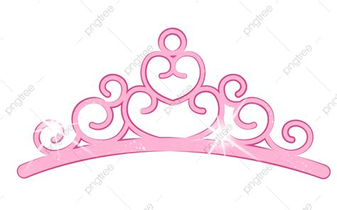 Tiara Vector Art Png Pink Tiara Drawing In Watercolor Crown Tiara