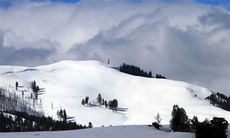 Speciman Ridge Landscape And Hills Covered With Snow Image Free Stock