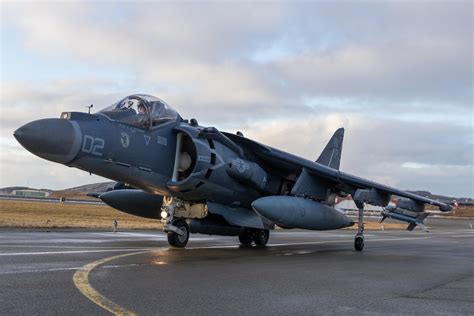 A Usmc Av 8b Harrier Ii Assigned To Marine Attack Squadron Vma 223