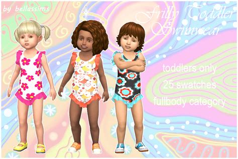 Maxis Match Cc For The Sims 4 Photo Toddler Swimsuits Sims 4