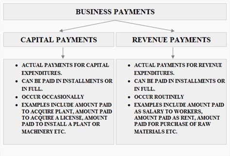 Capital And Revenue Payments Definition Explanation And Examples
