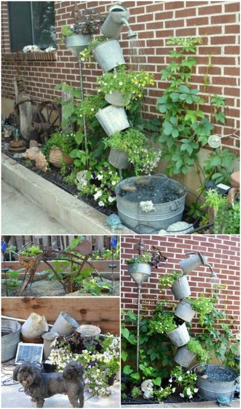 Use a solar powered water pump for fountains to convert your existing electric water feature to sun powered.if you are a handy diy customer, you can build an outdoor water fountain with the solar pumps below. 30 Creative and Stunning Water Features to Adorn Your ...