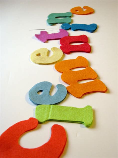 Felt Letters For Clementines Room Made By Rae