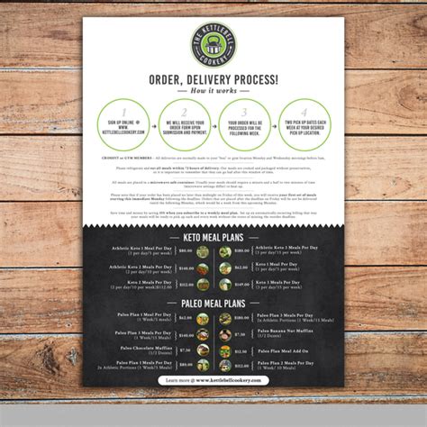 Meal Prep Service Flyerposter Postcard Flyer Or Print Contest