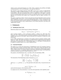 Selecting The Metric In Hamiltonian Monte Carlo DeepAI