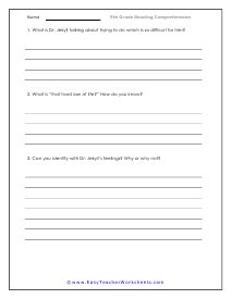 Reading involves a vast array of complex cognitive. Grade 9 Reading Comprehension Worksheets | Reading comprehension, Reading comprehension worksheets