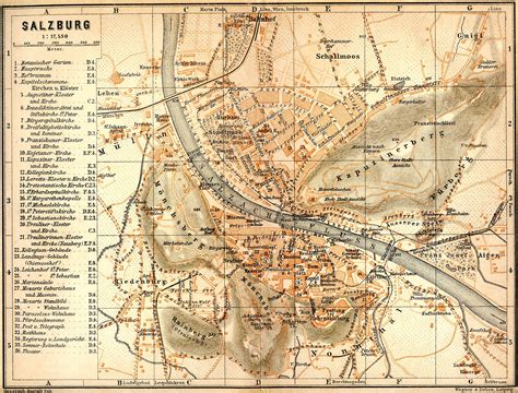 Austria Map Salzburg Austria Vintage Map Vintage World Maps Free