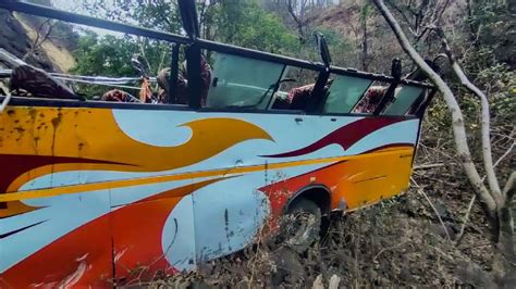 Accident Maharashtra Several Dead Many Injured After Bus Falls Into Gorge On Old Mumbai Pune