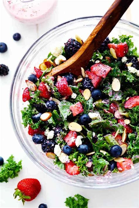 Maybe you would like to learn more about one of these? Triple Berry Kale Salad with Creamy Strawberry Poppyseed ...