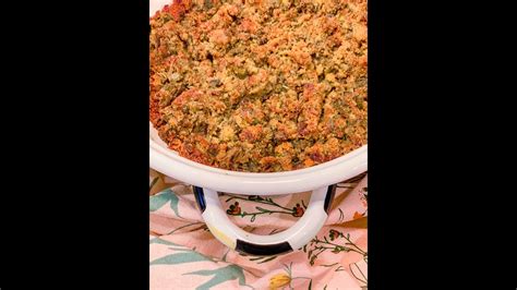 Old Fashioned Southern Cornbread Dressing Recipe Youtube