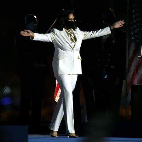 The Meaning Behind Kamala Harris Victory Costume Celebrity Style