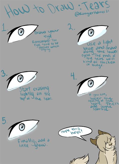 How To Draw Tears Digital Erickaapaifzev396