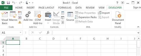 How To Activate The Developer Tab In Excel And Pdftables