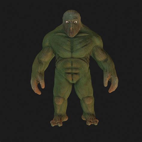 Monster 3d Asset Animated Game Ready Cgtrader