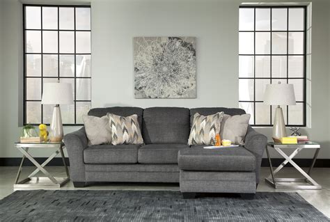 The sofa & chair company. Braxlin Charcoal Sofa with Chaise | Marjen of Chicago ...
