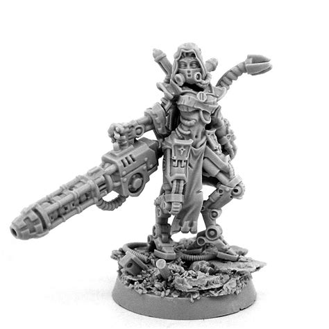 Mechanic Adept Sealed Eradicator Squad Warhammer Paint Miniature Art