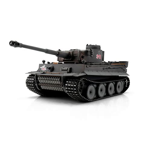 116 Torro German Tiger I Rc Tank Infrared 24ghz Hobby Edition Grey