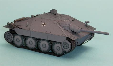 Papermau Ww2`s German Tank Jagdpanzer Hetzer Paper Model By Lazy Life