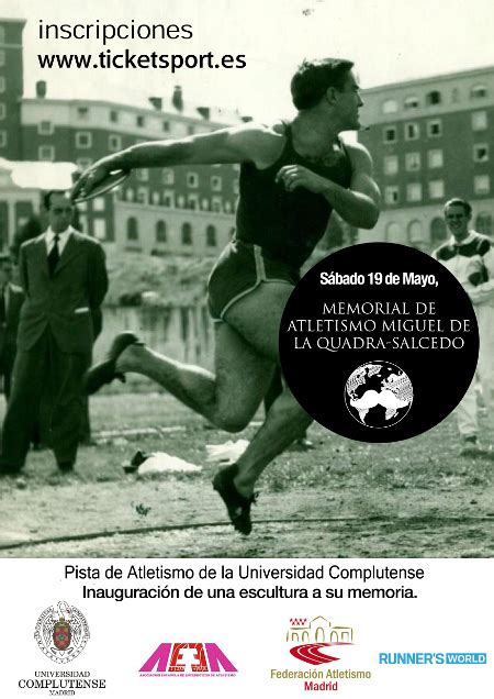 Inauguración escultura Memorial de Atletismo Miguel de la Quadra