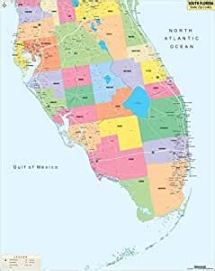 South central la zip code. Amazon.com : South Florida Zip Codes Map (36" W x 45.19" H ...