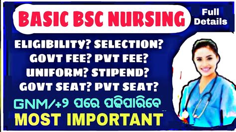 Basic Bsc Nursing Full Details Bsc Nursing Course Detailseligiblity