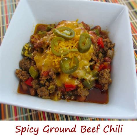 It is just as yummy without the beef and tomato sauce. Spicy Ground Beef Chili - Life's A TomatoLife's A Tomato