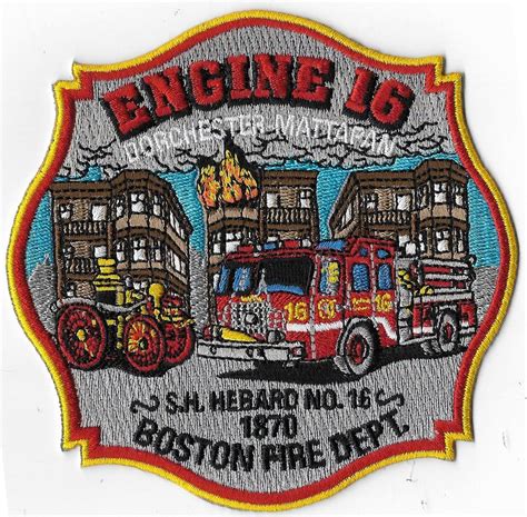 Boston Fire Department Engine Company 24 Patch Patches Au