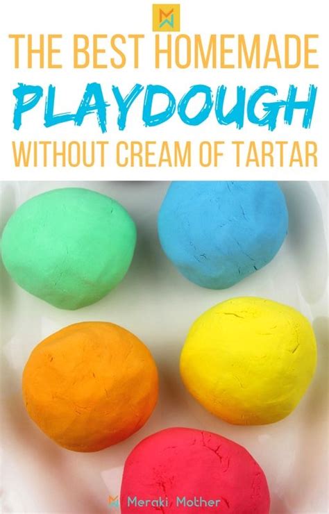 Playdough Recipe Without Tartar Uk