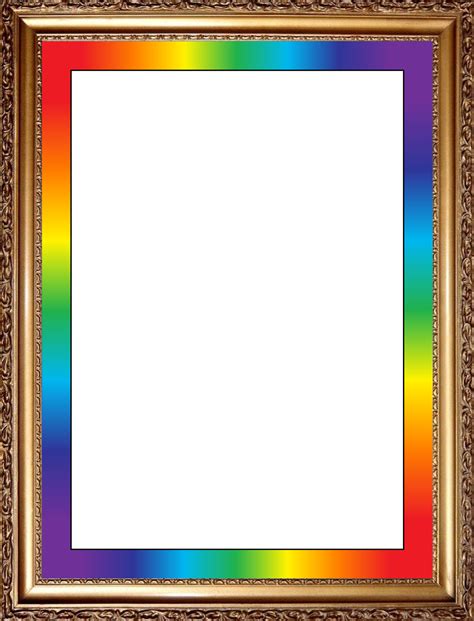 Forgetmenot Multicolor Rainbow Frames