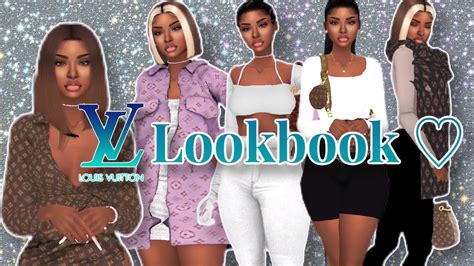 Sims 4 Cas Louis Vuitton Lookbook Youtube