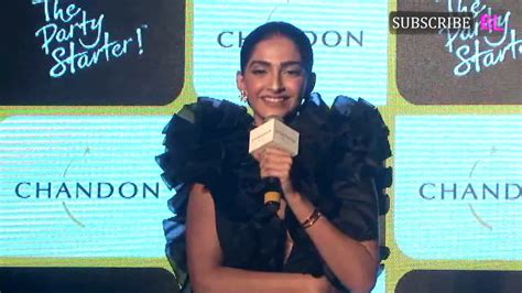 Sonam Kapoor At Launch Of Chandon S The Party Starter Anthem Youtube