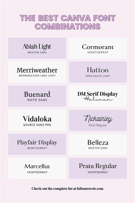 20 Best Canva Font Pairings For 2023 Digital Hygge Vrogue Co
