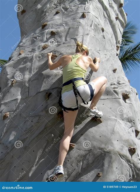 Young Lady Rock Climbing Picture Image 5189749