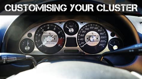 How To Customise Your Gauge Cluster Youtube
