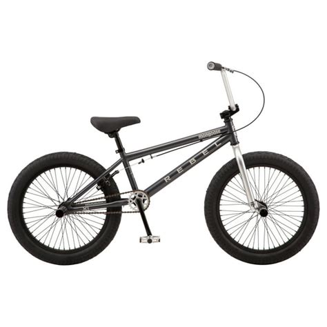 Mongoose Rebel X1 Bmx Bike 20in Wheels Boysgirls Gray