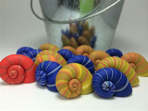 Polymer Sea Shells Crafts Clay Creations