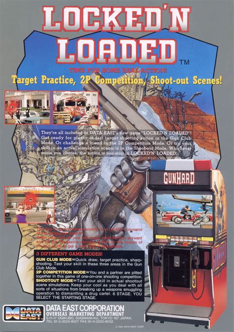 The Arcade Flyer Archive Video Game Flyers Locked N Loaded Data