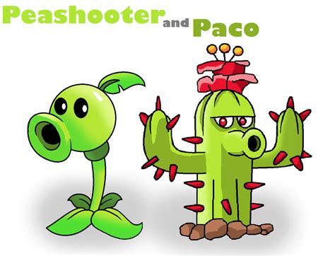 Peashooter And Paco By Adrianmacha20005 On Deviantart