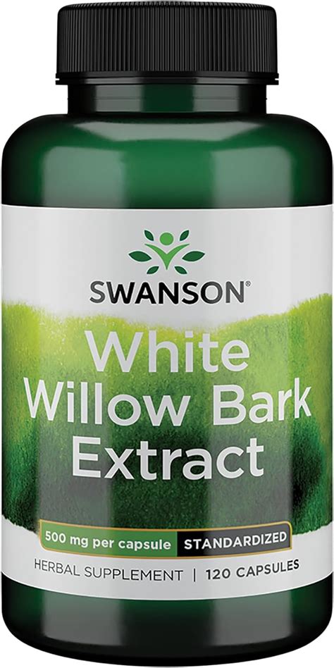 Amazon Swanson White Willow Bark Extract Promotes Joint Support