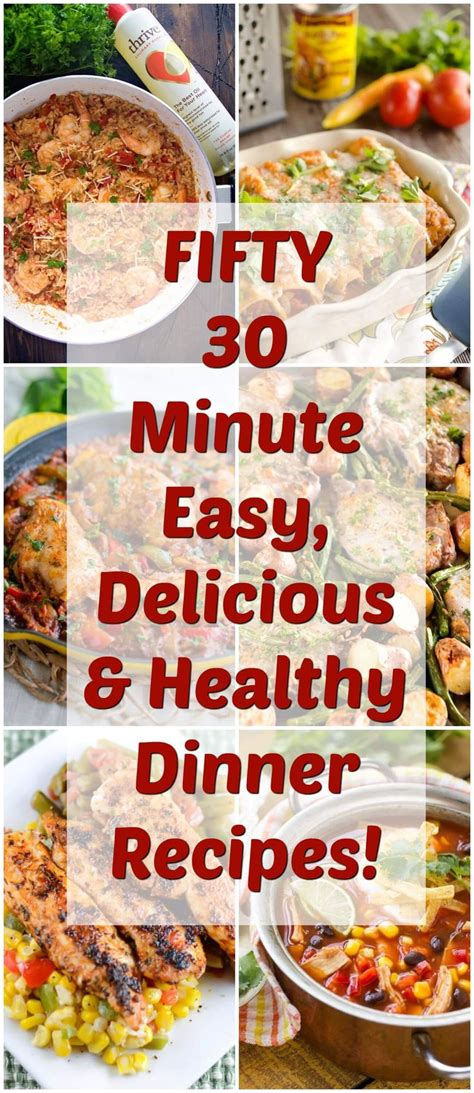 50+ Healthy Dinner Recipes in 30 Minutes | Healthy ...